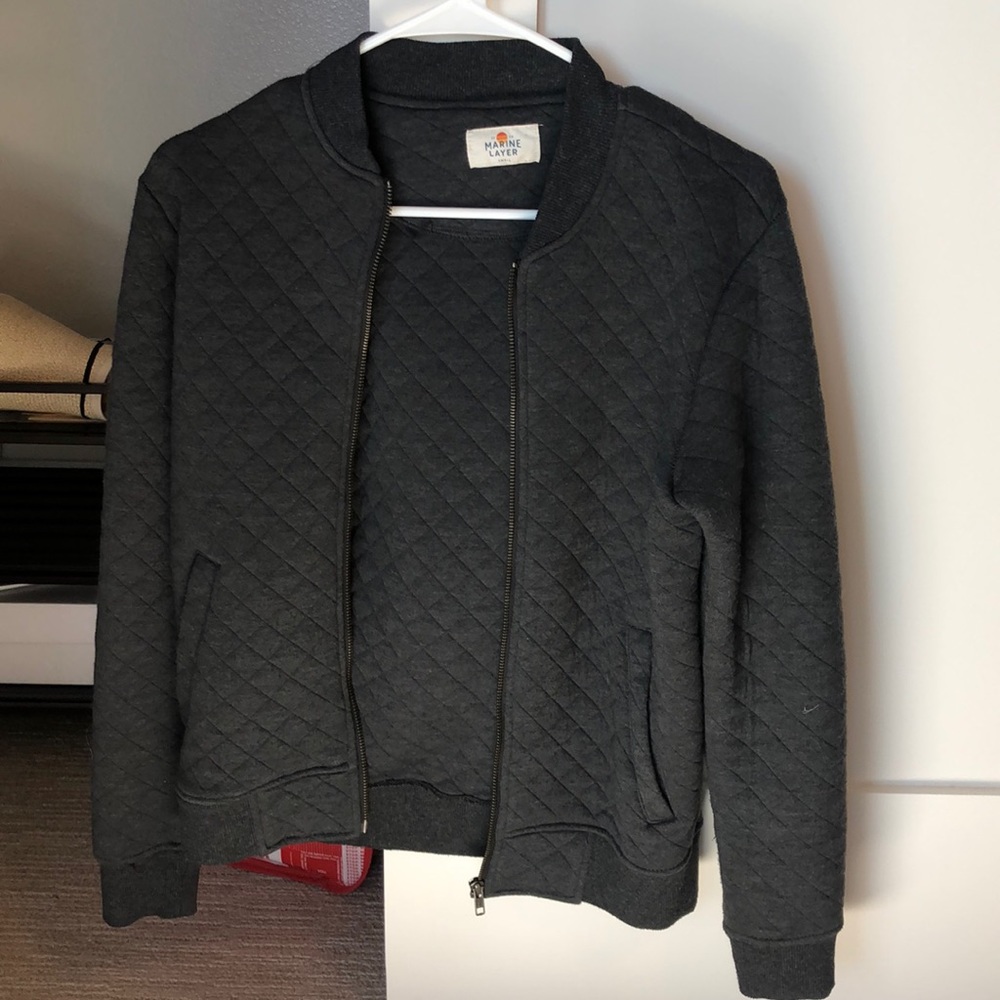 Marine Layer Quilted Bomber Jacket - women’s